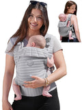 Grownsy Baby Carrier Newborn to Toddler, Ergonomic & Cozy Wraps by GROWNSY
