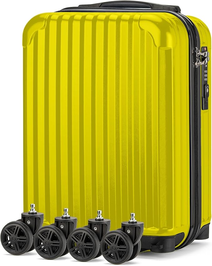 Personal Item Suitcase 18x14x8 Inches Hardside Built In TSA Lock & USB Port - Image 3