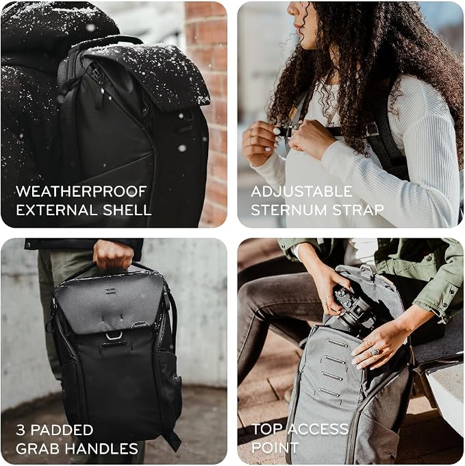 Peak Design Everyday Backpack V3 20L, MagLatch Top, Dual Side Access, FlexFold - Image 3