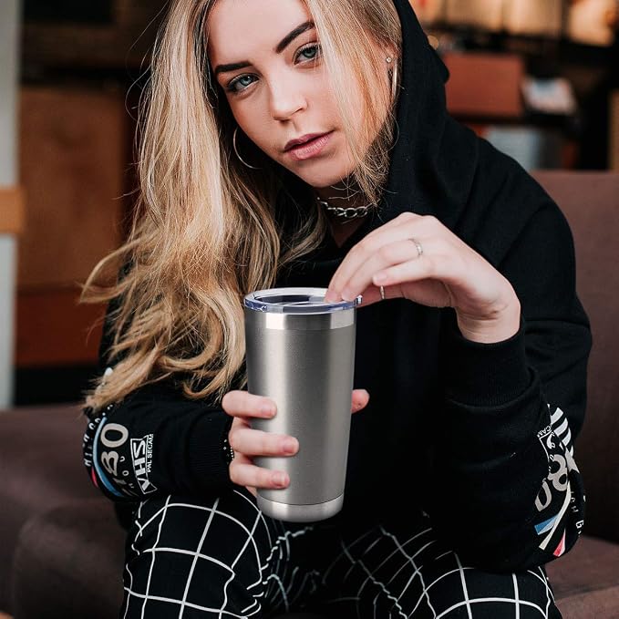 HASLE OUTFITTERS 20oz Tumblers Bulk Stainless Steel Cup - Image 6