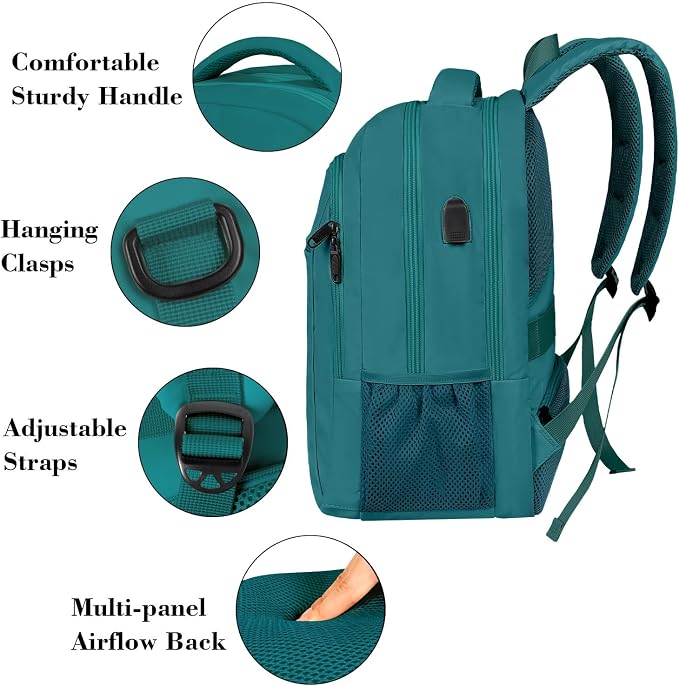 MATEIN Slim Laptop Backpack, Anti Theft 15.6 inch Computer Travel Backpack - Image 7