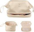 Birthday Gifts for 14 15 16 17 18 19 Year Old Girls, Initial Large Makeup Bags by Vogewood