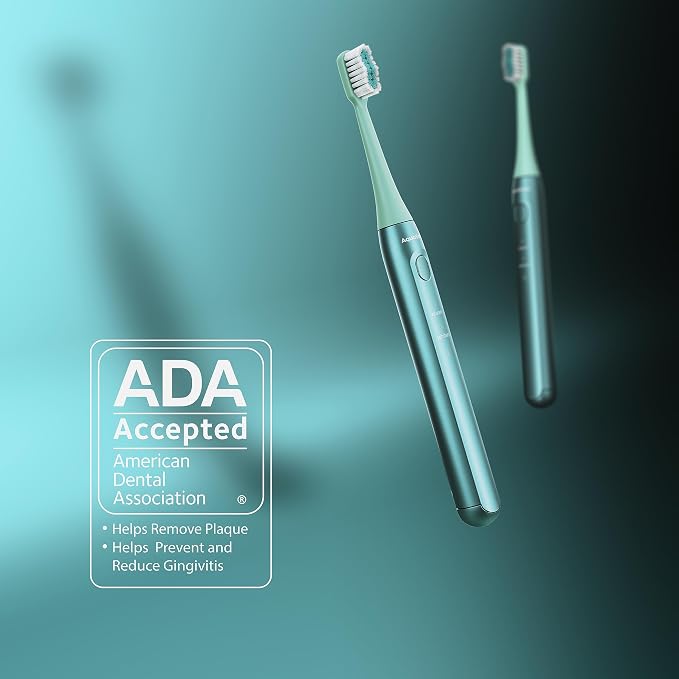 Aquasonic Icon ADA-Accepted Rechargeable Toothbrush | Magnetic Holder & Slim - Image 7