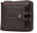 Men's brand buckle driver's license zipper genuine leather wallet, large by Alwaysoneoptionfitforyou