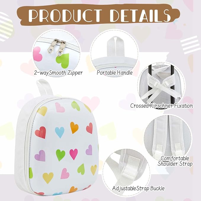 Sanwuta 4 Pcs Kids Luggage Set Kids Backpack Travel Rolling Suitcase - Image 4