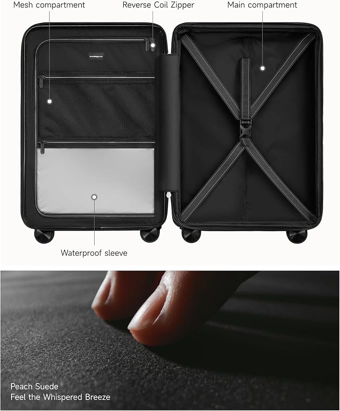 LUGGEX Carry On Luggage HUP3, Accelerate Access - Image 8