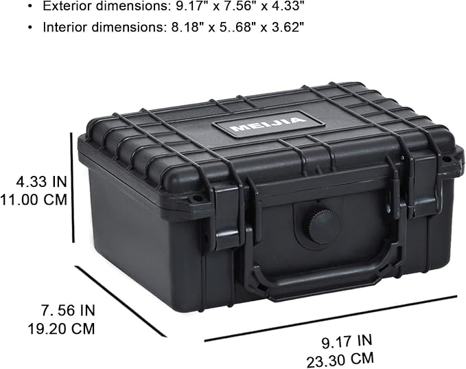 MEIJIA Portable Waterproof Protective Hard Case, Compact Camera Case - Image 3