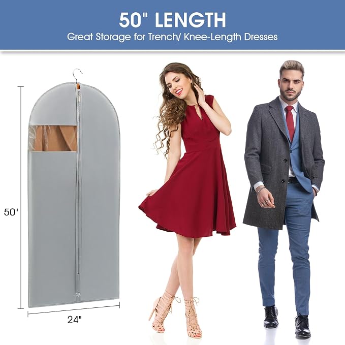 50" Garment Bag, Mens Suit Bags - Image 2