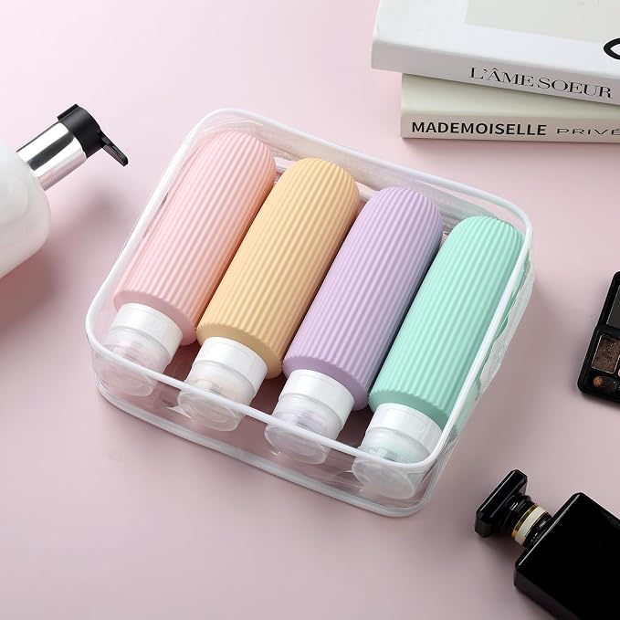 Travel Bottles for Toiletries, Large 6oz Travel Size Containers, BPA Free Leak - Image 7