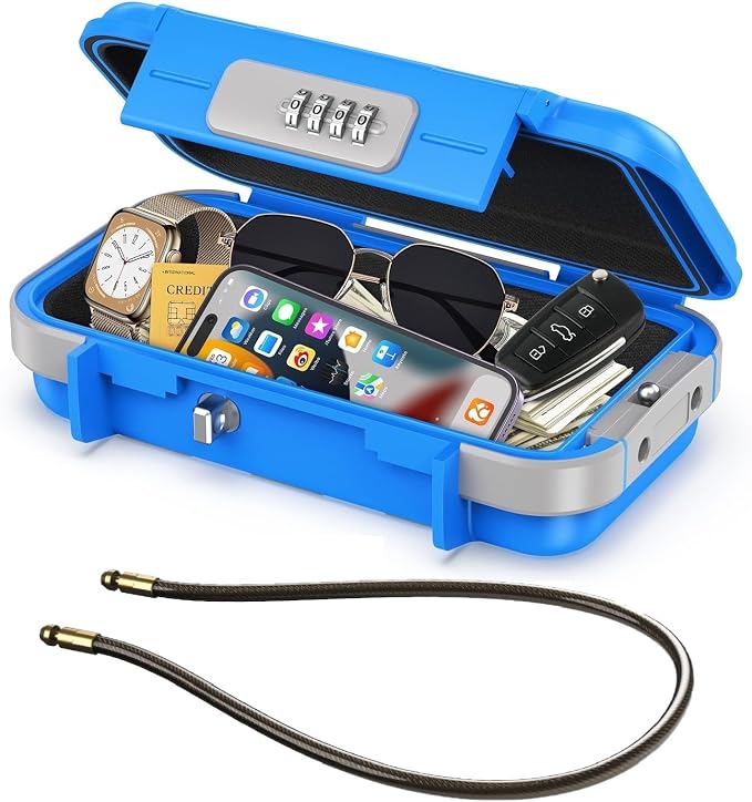 LOFICOPER Portable Safe Box, Portable Security Case, Waterproof Combination by LOFICOPER