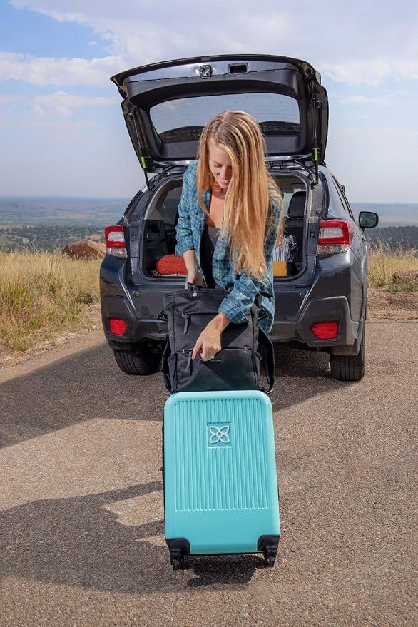 Sherpani Meridian, 22 Inch Carry On Luggage Airline Approved, Rolling Hardside - Image 4
