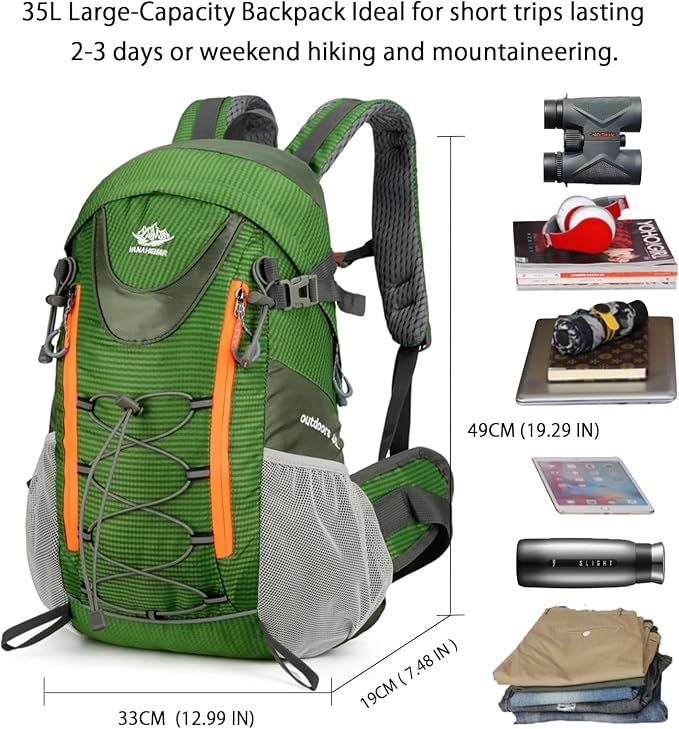 35L Hiking Backpack, Camping Backpack - Image 2