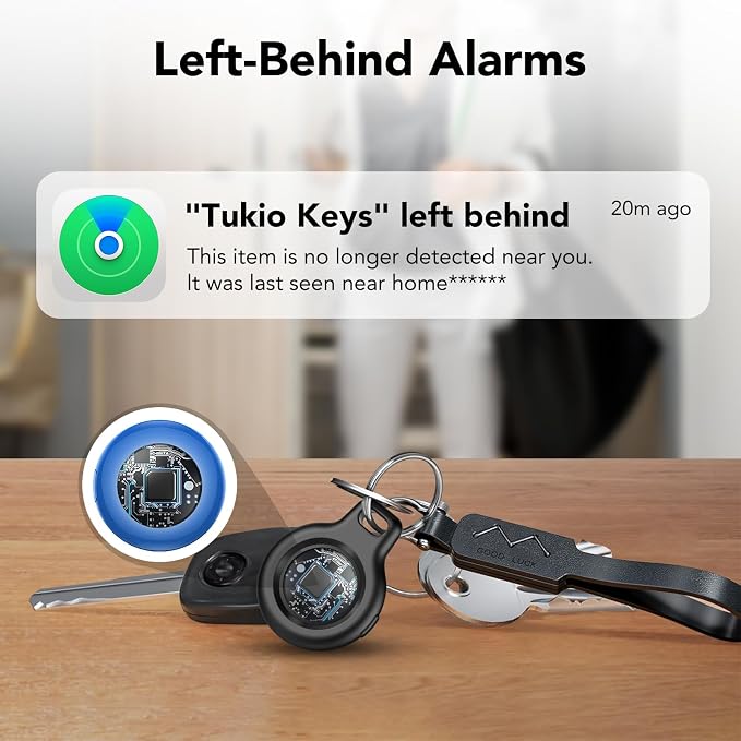 2025 New Air Tracker Tag-4 Pack, Replaceable Battery, Key Finder and Item - Image 5