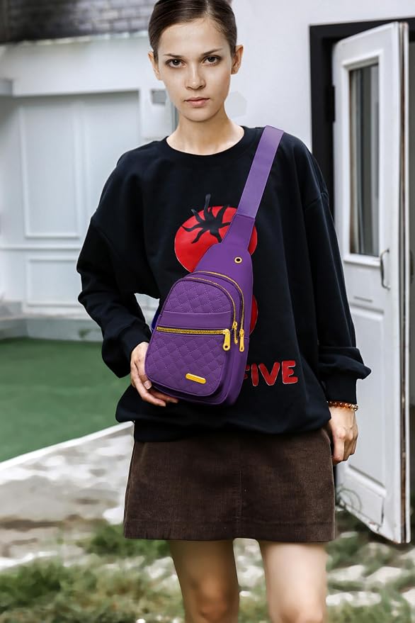 Small Sling Bag For Women Men Casual Crossbody Sling Backpack - Image 3