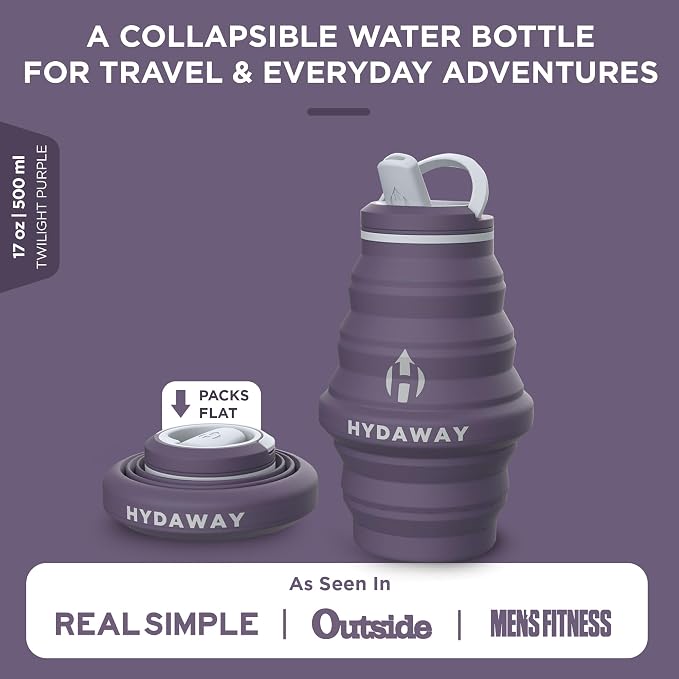 HYDAWAY 17oz Collapsible Water Bottle - Image 2
