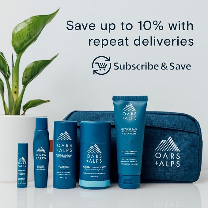 Oars + Alps Cooling Face & Body Wipes, Dual Sided Cleansing Wipes Towelettes - Image 9