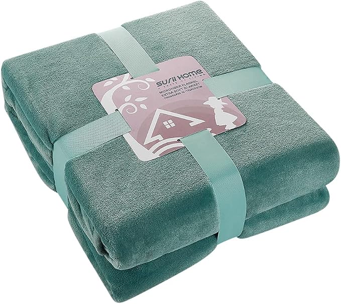 Surii Home Luxury Microfiber Flannel Blanket, Super Soft, and Breathable - Image 9