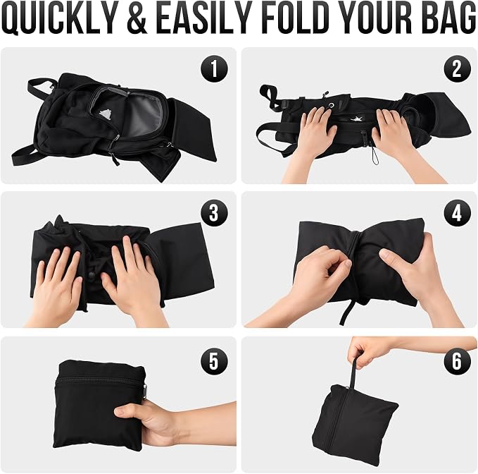 FUNANASUN 16L Ultra-Lightweight Foldable Waterproof Hiking Backpack - Image 7