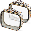 Travel Toiletry Bag, 2 Pack Clear Makeup Bags by FAYORORY