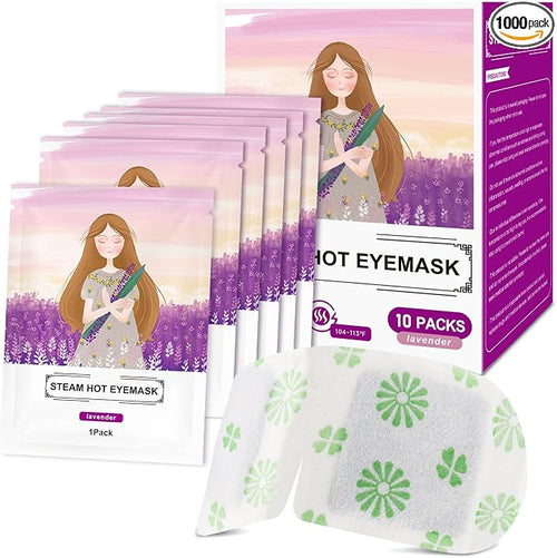 10 Packs Steam Eye Mask, Mnswand Lavender Steam Eye Masks Disposable, by MnswandSteamEyeMask