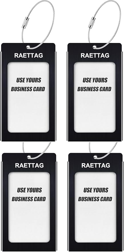 Luggage Tags Metal Suitcase Tags Travel Bag ID Identifier Luggage Tag - Image 2