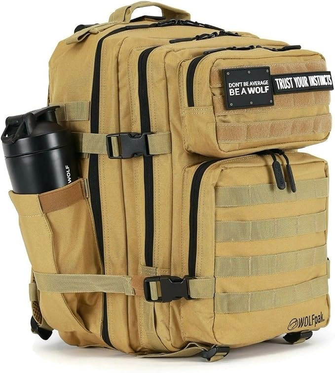 WOLFpak 35L Backpack Medium Gym and Travel Backpack, Military Grade, Heavy-Duty - Image 5