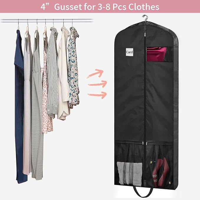 Dress Bags for Gowns Long, Dress Bags for Closet Storage and Traveling - Image 6