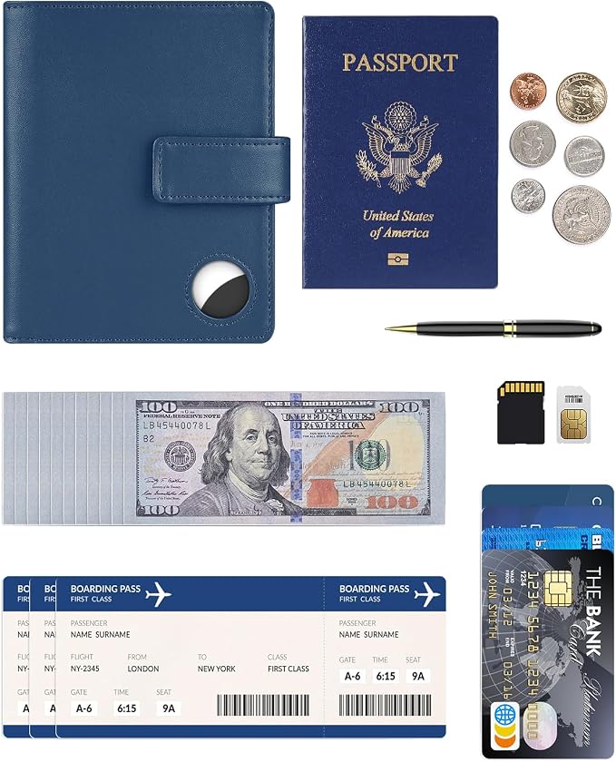 Passport Holder Wallet Cover Case - Image 6