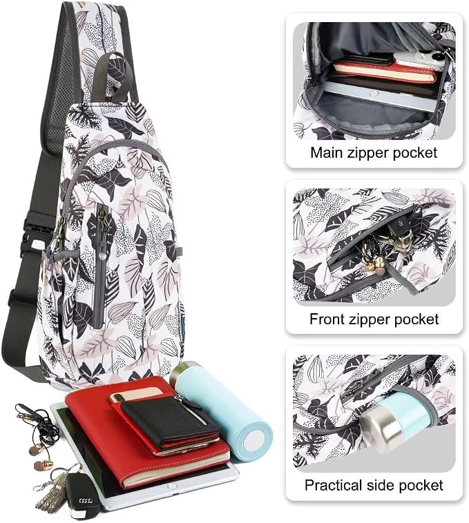 TITECOUGO Small Sling Bag, Lightweight Crossbody Backpack - Image 2