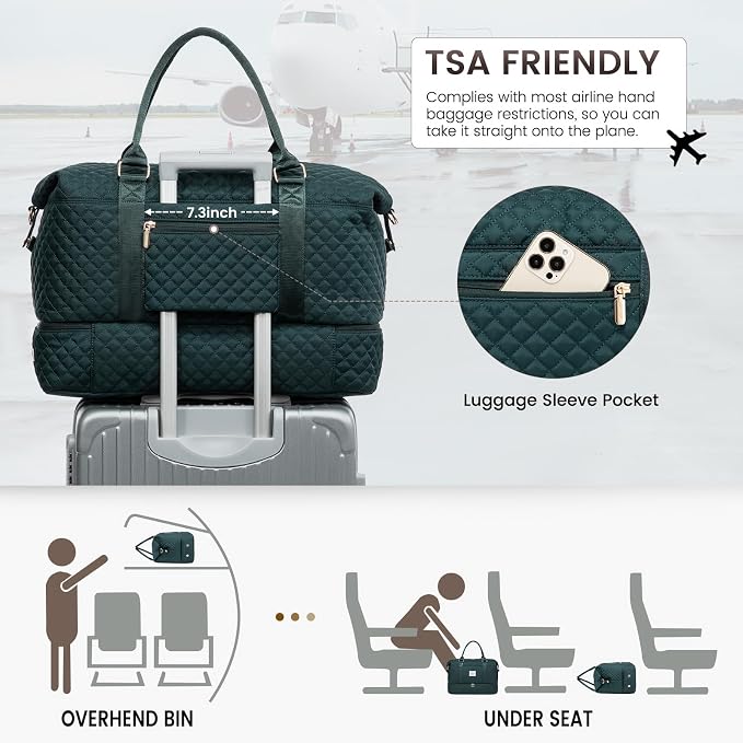 LOVEVOOK Travel Duffle Bag, Weekender Bags - Image 4
