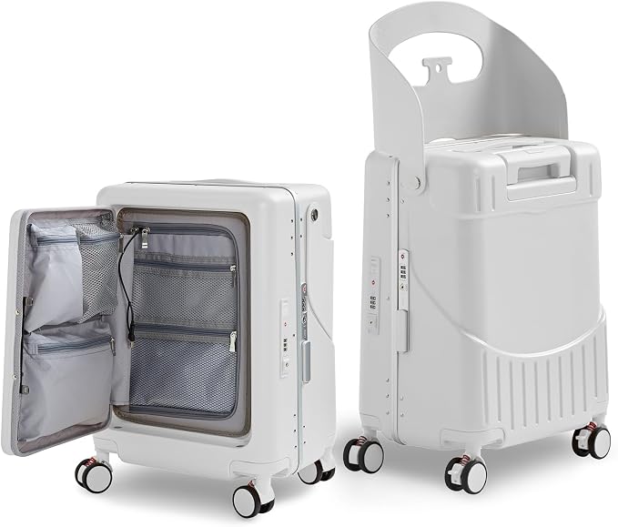 TABU 20" Ride-on Luggage with Seat，Front Opening Carry-On Hardshell Ride On by TABU