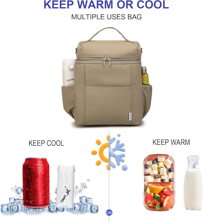 NOL Natural Organic Lifestyle Insulated Lunch Bags - Image 2