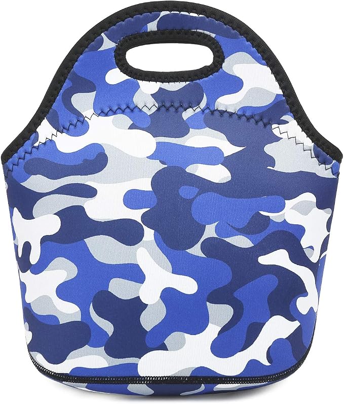 FlowFly Neoprene kids Lunch box Insulated Soft Bag Mini Cooler Thermal Meal by FlowFly
