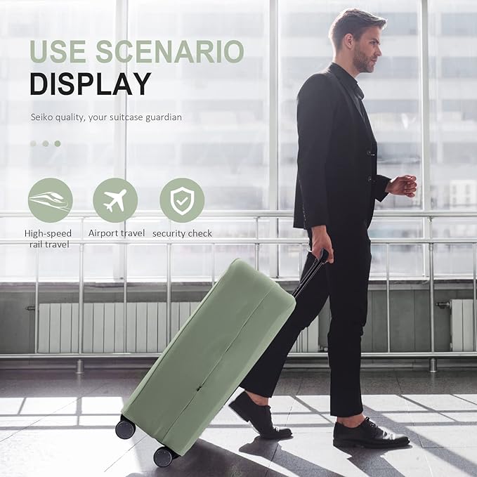Travel Luggage Cover Suitcase Protector Scratch-Resistant Fit 19-31 Inch - Image 7