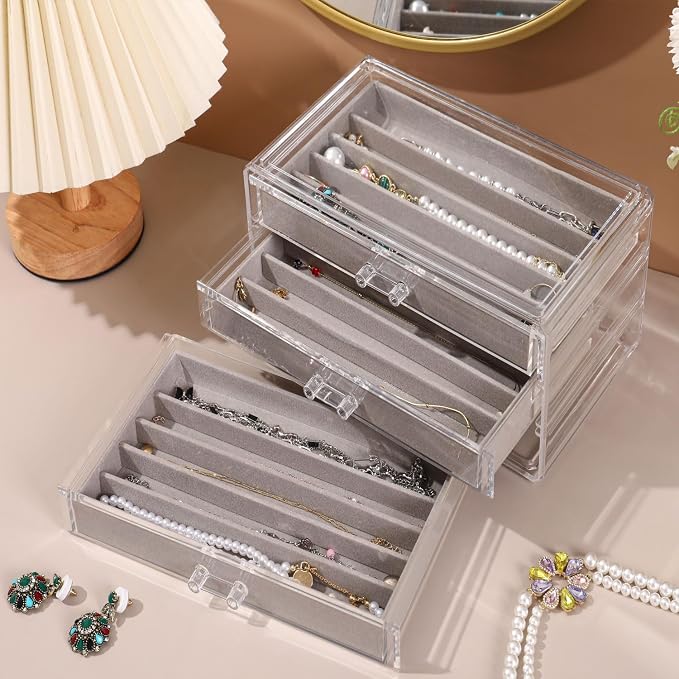 Necklace Organizer Box, Tray - Image 4