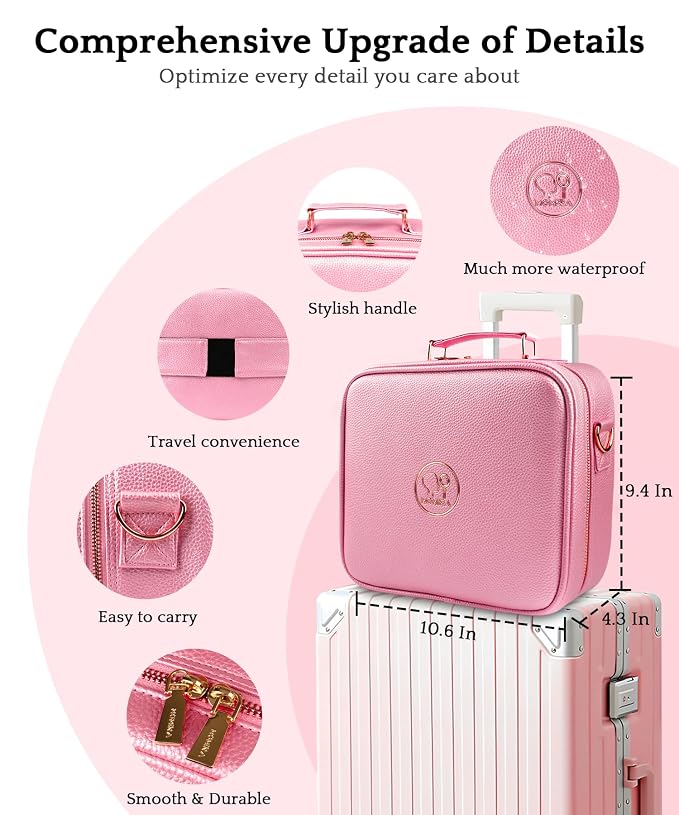 MOMIRA Travel Makeup Bag Cosmetic Bag - Image 4
