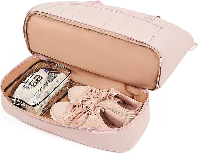 NISHEL Women's 2-in-1 Weekender Duffle Bag, Large Capacity Duffle Bag - Image 2
