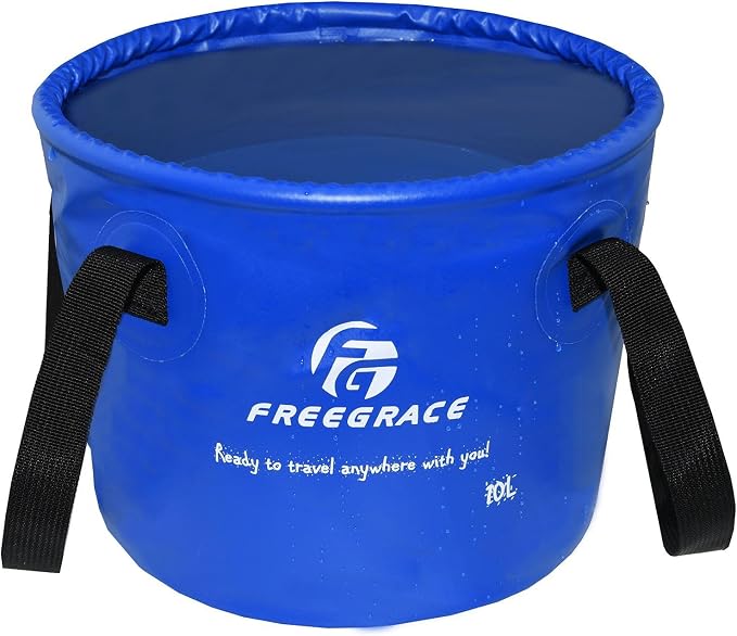 Premium Collapsible Bucket by Freegrace by Freegrace