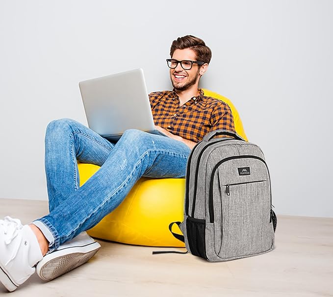 MATEIN Travel Laptop Backpack, Business Anti Theft Slim Sturdy Laptops Backpack - Image 8