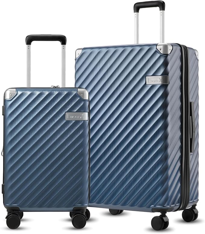 LUGGEX Luggage with Spinner Wheels, Polycarbonate Expandable Hard Shell Suitcase by LuggeXLUGGAGE