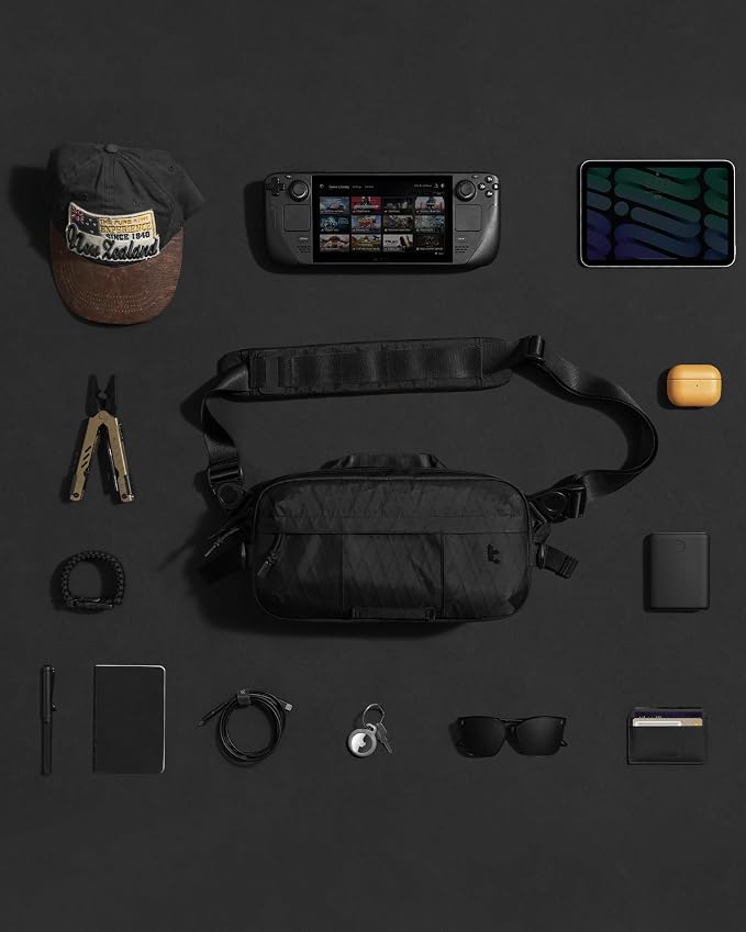 tomtoc 5.5L X-Pac Sling Bag for Nintendo Switch 2, Heavy Duty Crossbody Bag for - Image 8