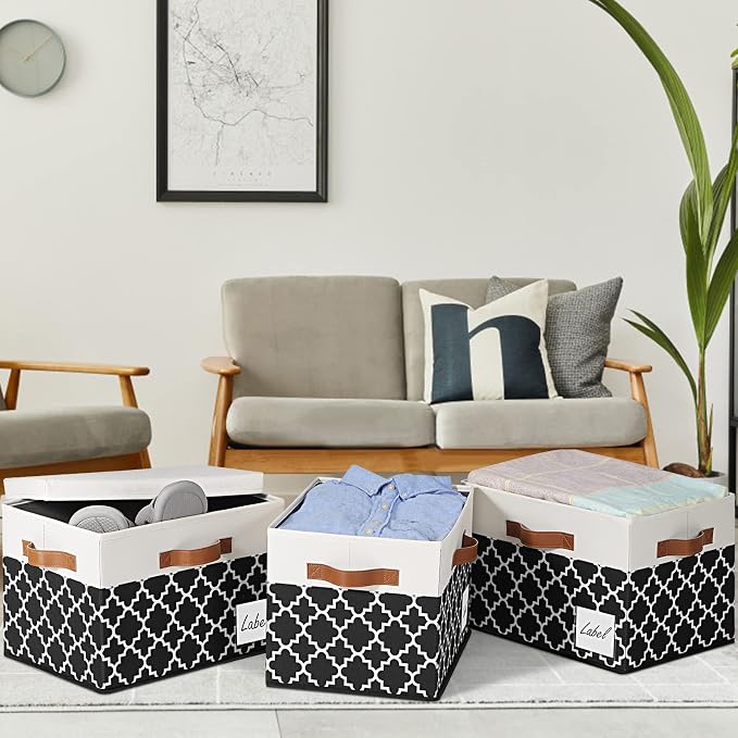 GhvyenntteS 6 Pack Fabric Storage Bins - Image 7