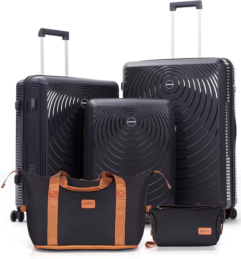 Luggage Sets 5 Piece, Suitcases by CONCEPTEN