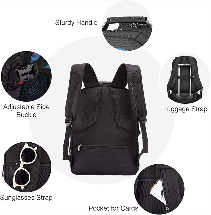 LOVEVOOK Travel Laptop Backpack Waterproof Anti Theft Backpack - Image 4