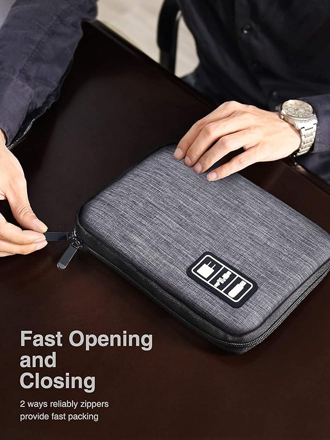 Luxtude Cord Organizer Bag, Travel Cable Organizer Bag, Electronic Organizer - Image 6