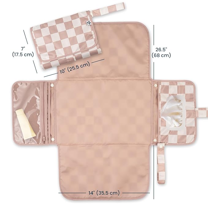 Tiny Twinkle Portable Diaper Changing Pad-Foldable Waterproof Changing - Image 2