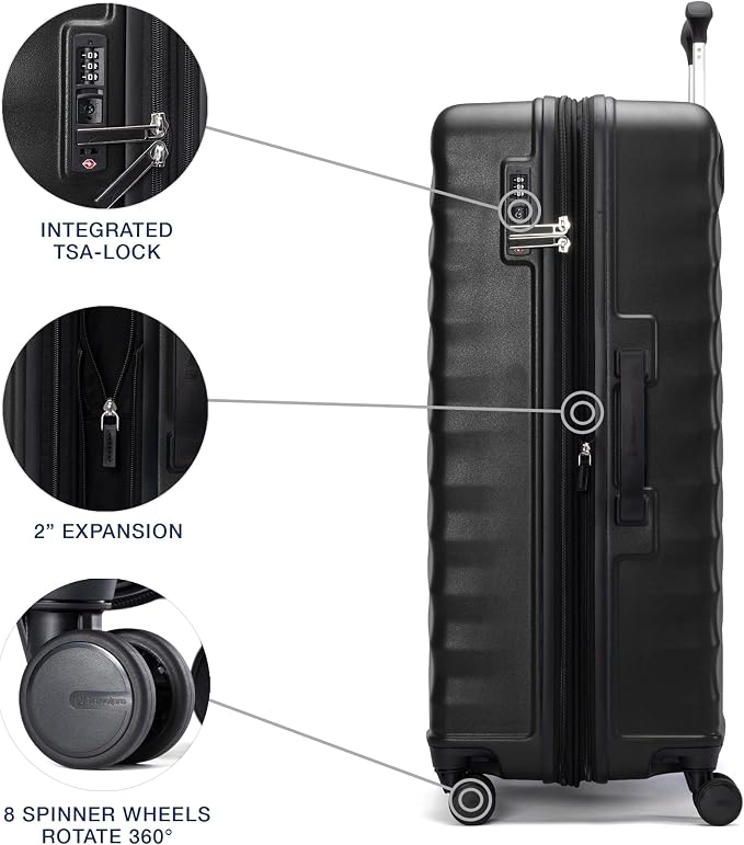 Travelpro Maxlite Air V2 Hardside Expandable Checked Luggage, 8 Spinner Wheels - Image 3