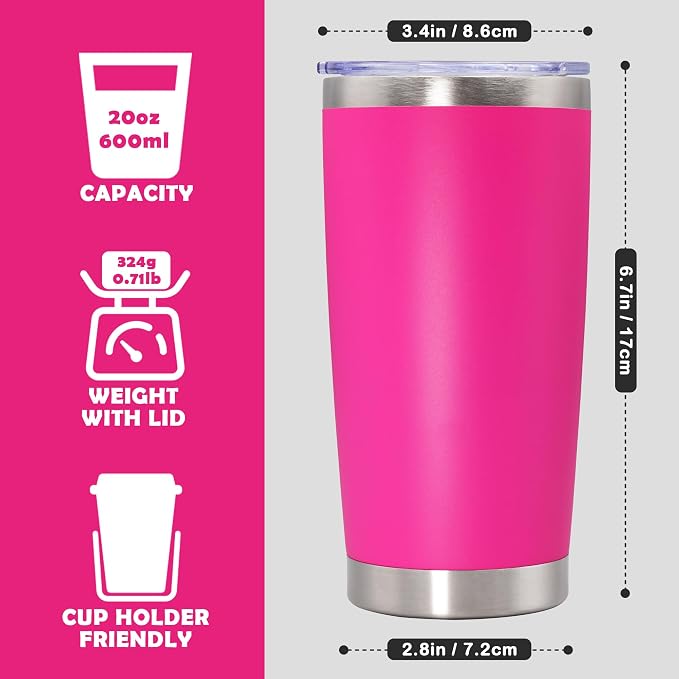 20oz Tumbler Stainless Steel Tumbler Cup - Image 4