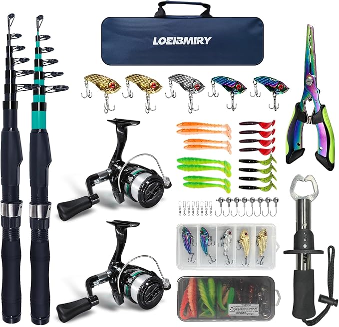 Fishing Rod Reel Set by LOEIBMIRY