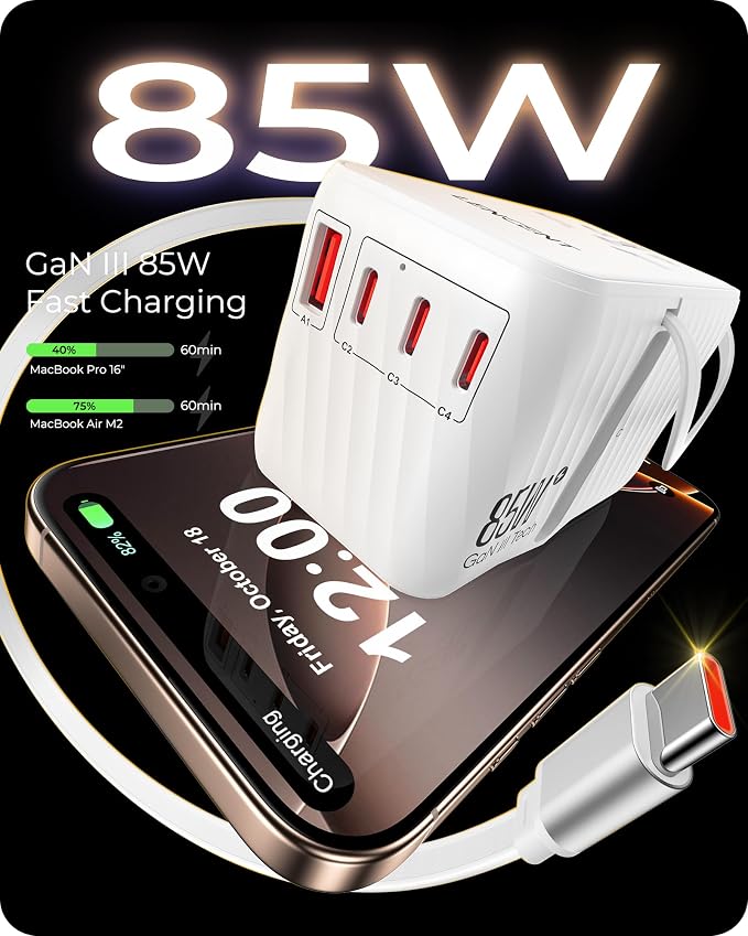 LENCENT 85W Universal Travel Adapter - Image 3